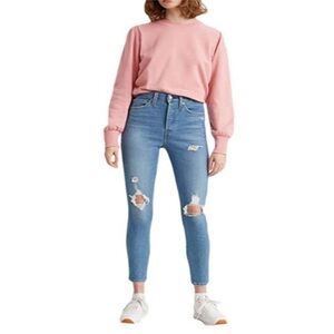 Levi Wedgie Skinny Jeans Sz 24